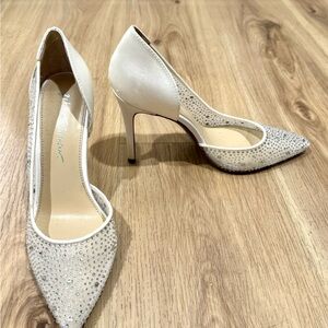 Elegant White Stiletto Heels